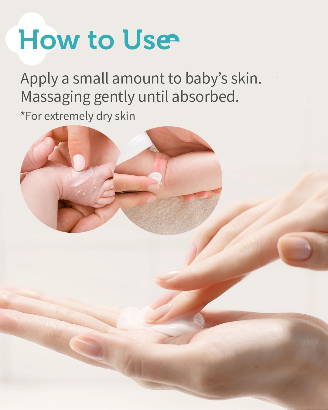 GOONGBE Pri-mmune Deep Moisture Cream - Korean Baby Moisturizer with Ceramide & Amino Acid - Skin Protectant 72hrs Moisturizing Cream for Face and Body - For Chafed & Sensitive Skin - 3.38oz.