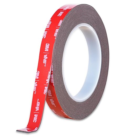 Double Sided Tape Heavy Duty, Waterproof Mounting Foam Tape, 16.5ft Length