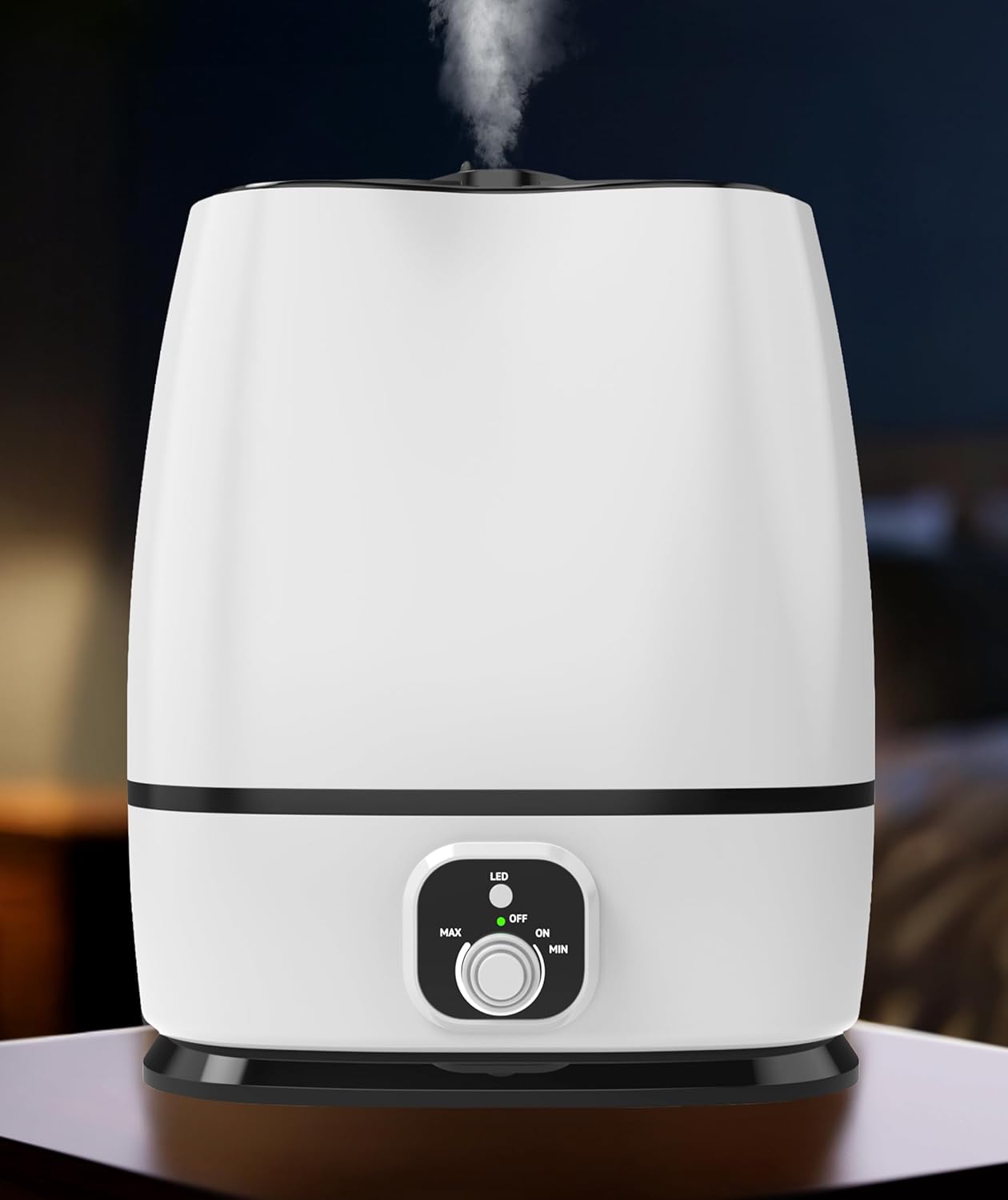 Everlasting Comfort 6L Humidifier Large Room, High Mist Output 50+ HR Runtime Ultrasonic Humidifiers for Bedroom, Easy to Use & Clean for Home, Baby Humidifier, Plants, Congestion, Indoor