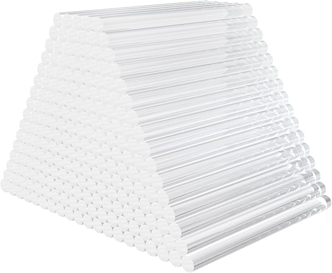 200 Pack Crystal Clear Hot Glue Sticks