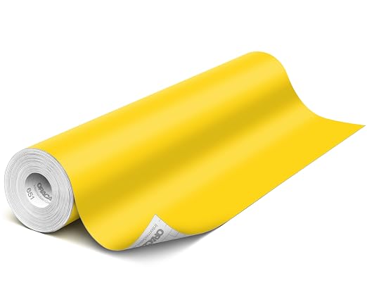 ORACAL 651 Matte Light Yellow Vinyl Durable Roll Easy to Weed Permanent