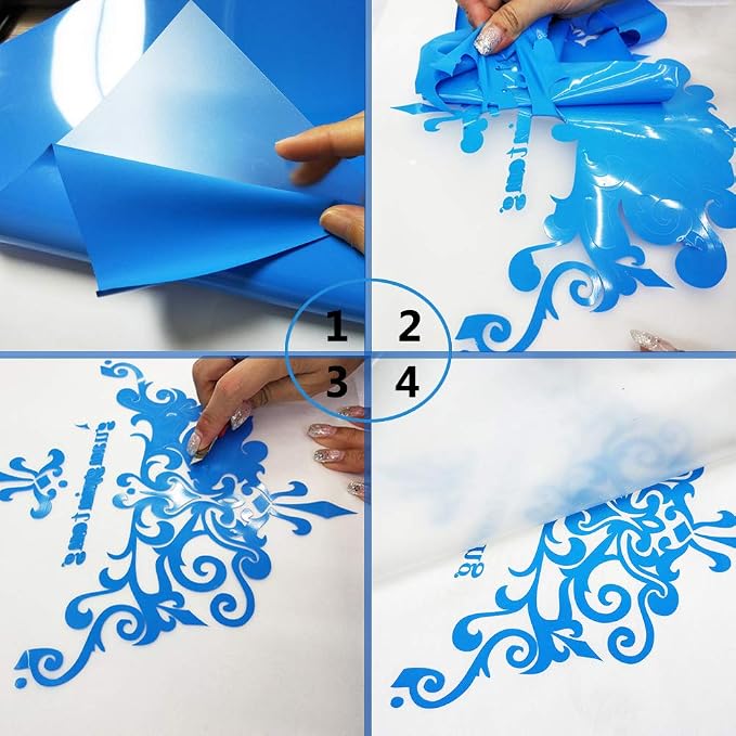 Guangyintong Heat Transfer Vinyl Iron on Vinyl Rolls, Matte Surface, DIY Design