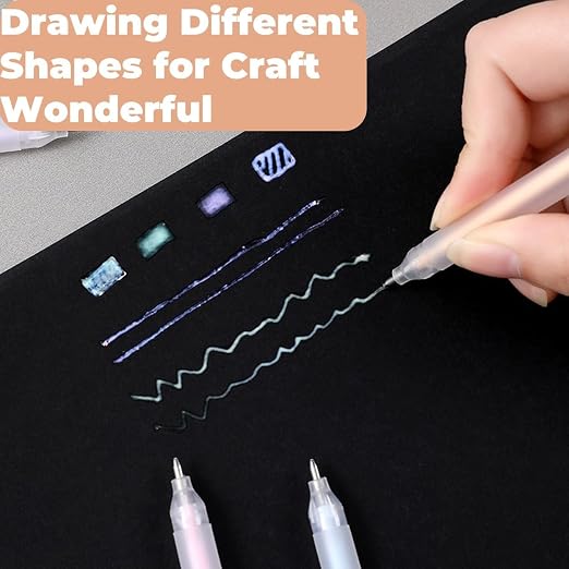 Craft Quick Dry Glue Pen 12PCS Set, Paper Crafting Glue Pen