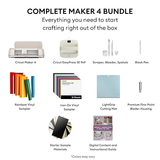 Cricut Maker 4 T-Shirt Making Bundle