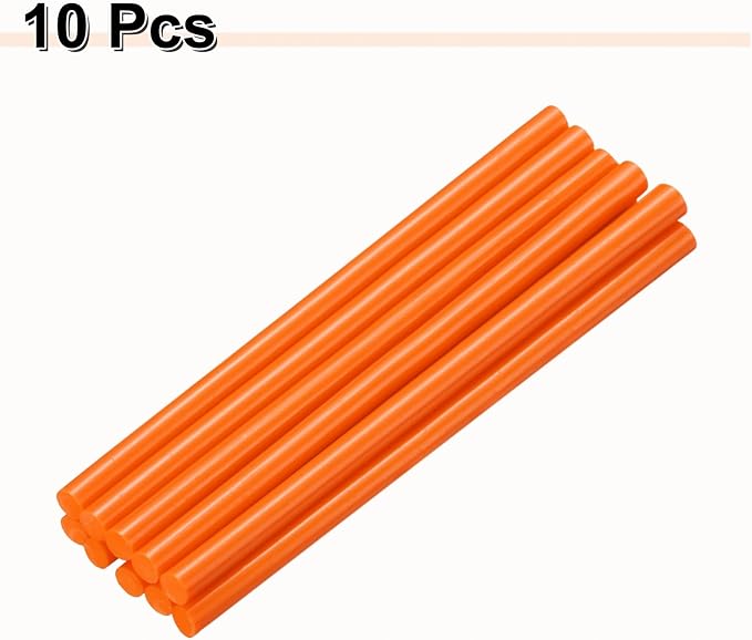 HARFINGTON 10pcs Hot Glue Sticks 0.28" Dia x 5.91" Long EVA Mini Hot Melt