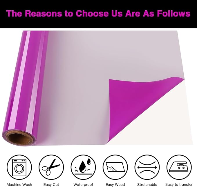 TORC Purple Puff 3D HTV Vinyl Heat Transfer, Silhouette | DIY Crafts, Apparel