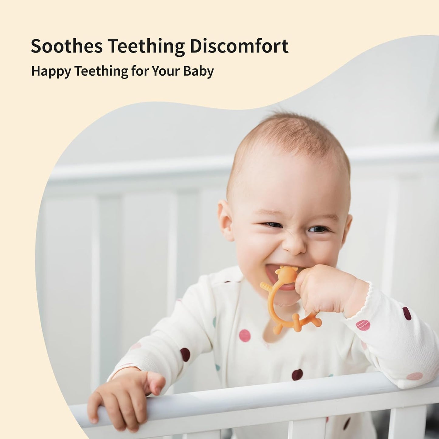 Pigeon Silicone Baby Teether – Multi-Textured Teething Relief Toys, Lightweight & Easy to Grasp, 6+ Months (Blue Cat, 1 Count)