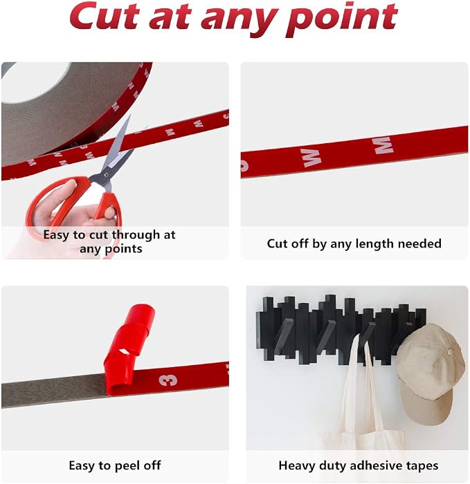 CloudBuyer 108 Ft Double Sided Mounting Tape Heavy Duty, Waterproof Foam