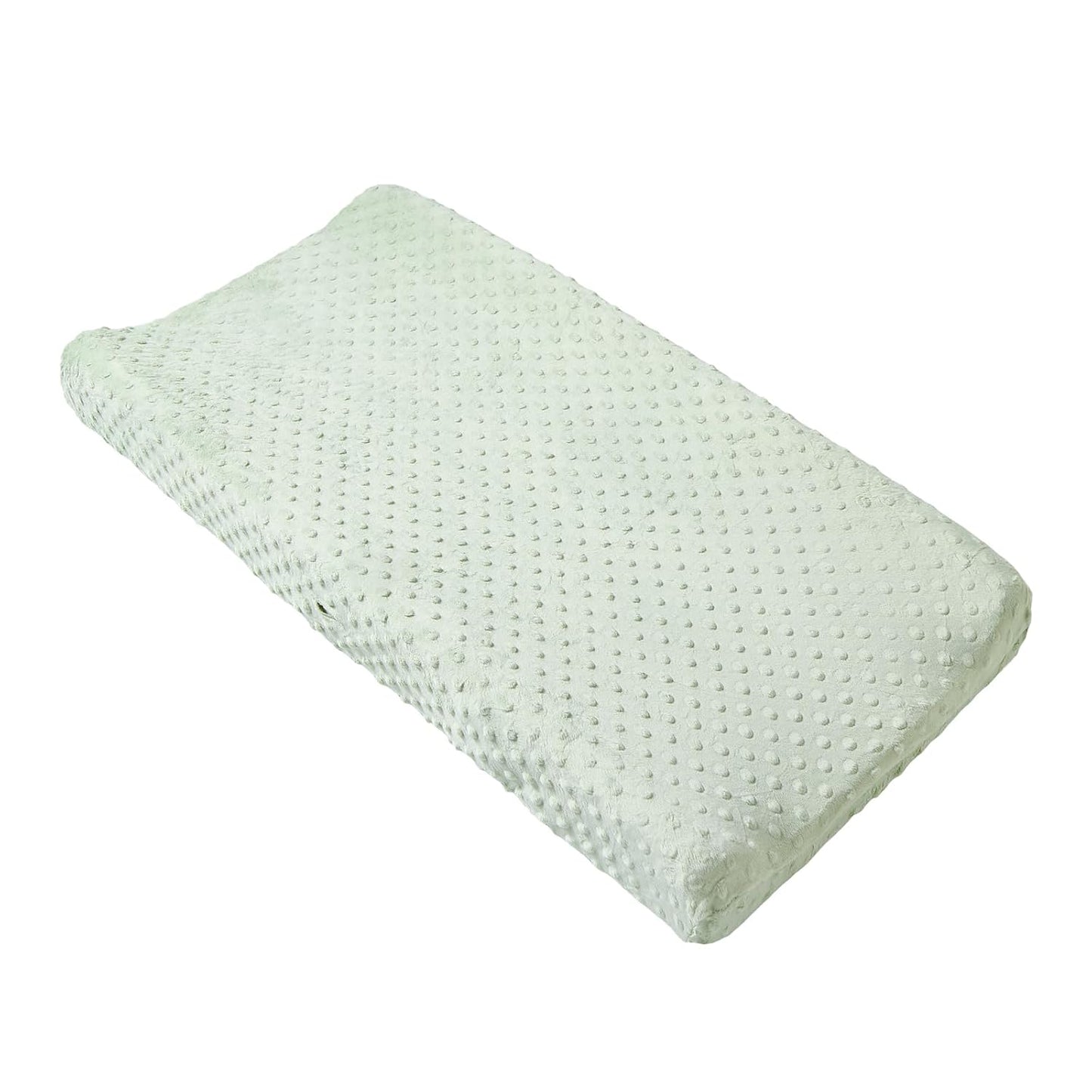 Changing Pad Cover Super Soft Dots Skin-Friendly Breathable Wipeable Changing Table Sheets for Baby Boy and Baby Girl （Bay）