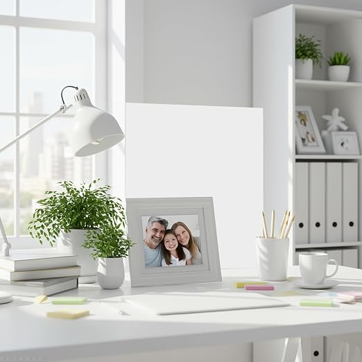 Roowest 4 Pcs 12 x 16 Inch, 1/8 Inch Thick White Acrylic Sheets Plastic White