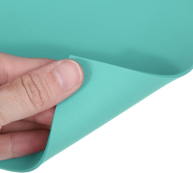 MECCANIXITY EVA Foam Sheets Green 35.4 Inch x 19.7 Inch 2mm Thick Crafts Foam