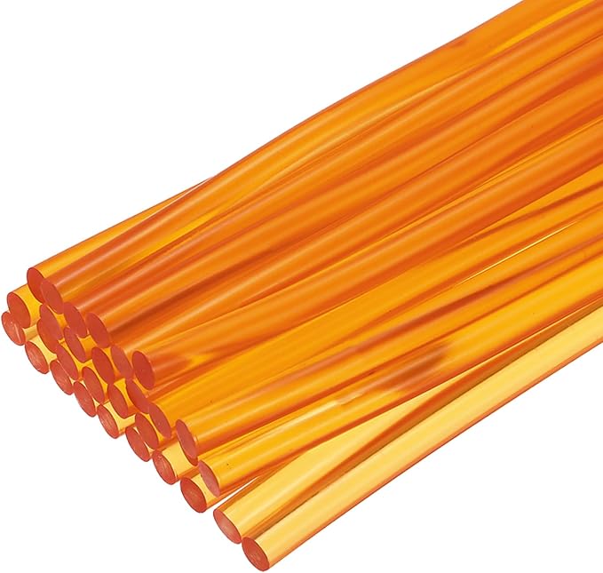 uxcell 30pcs 7mm x 200mm Mini Hot Glue Sticks