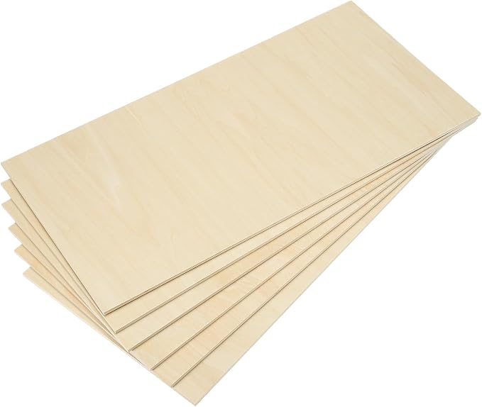 PATIKIL 12x24x1/4 Basswood Sheets