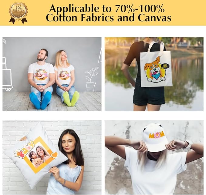 TransOurDream Upgraded Iron on Heat Transfer Paper