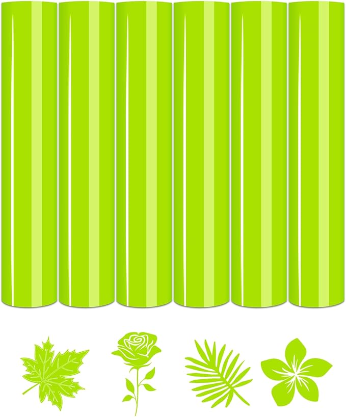 Tintnut Jasmine Green Heat Transfer Vinyl, easy cut & weed, stretch washable