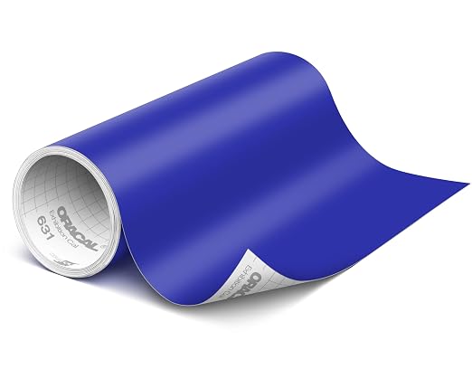 ORACAL 631 Matte King Blue Vinyl Durable Roll Easy to Weed Permanent Adhesive