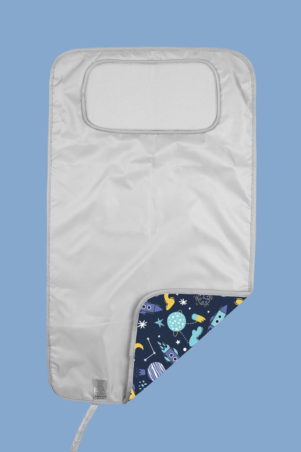 Hamur Home Portable Changing Pad – Waterproof, Washable & Easy Wipe Clean, Foldable Travel Baby Changing Mat for Diaper Bag, Compact & Lightweight, Must-Have for Newborns (Space Pattern)