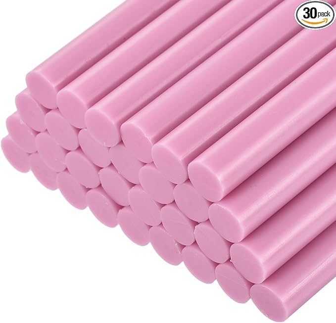 uxcell 30pcs Mini Hot Glue Gun Sticks 4-inch x 0.43-inch High Sticky Large Hot