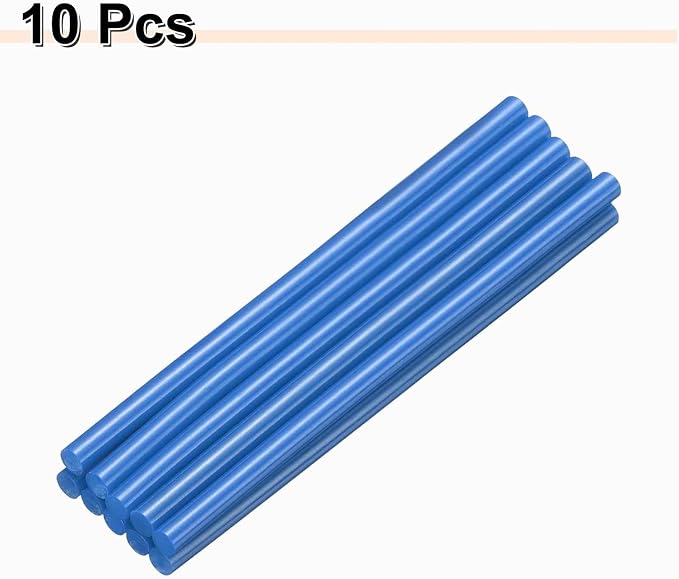 HARFINGTON 10pcs Hot Glue Sticks 0.28" Dia x 5.91" Long EVA Mini Hot Melt