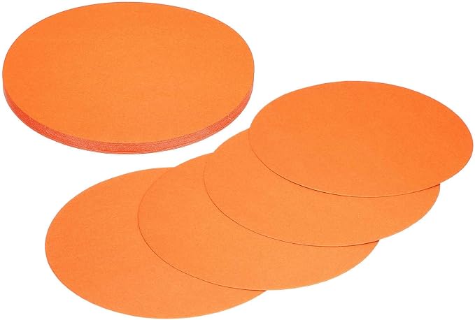 MECCANIXITY 24 Pcs Circle Card Stock, 5.9 Inch Round Cutouts Paper Thick