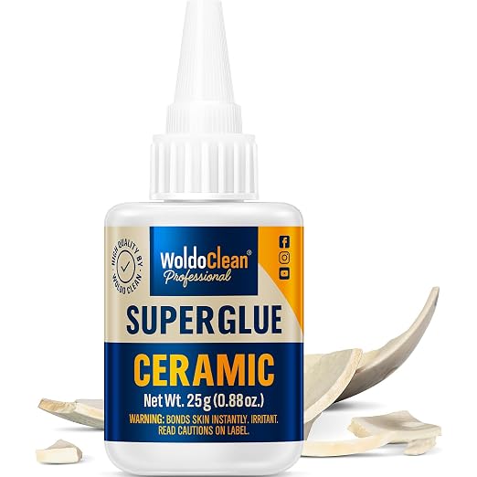 WoldoClean Super Glue for Ceramics and Porcelain 25g