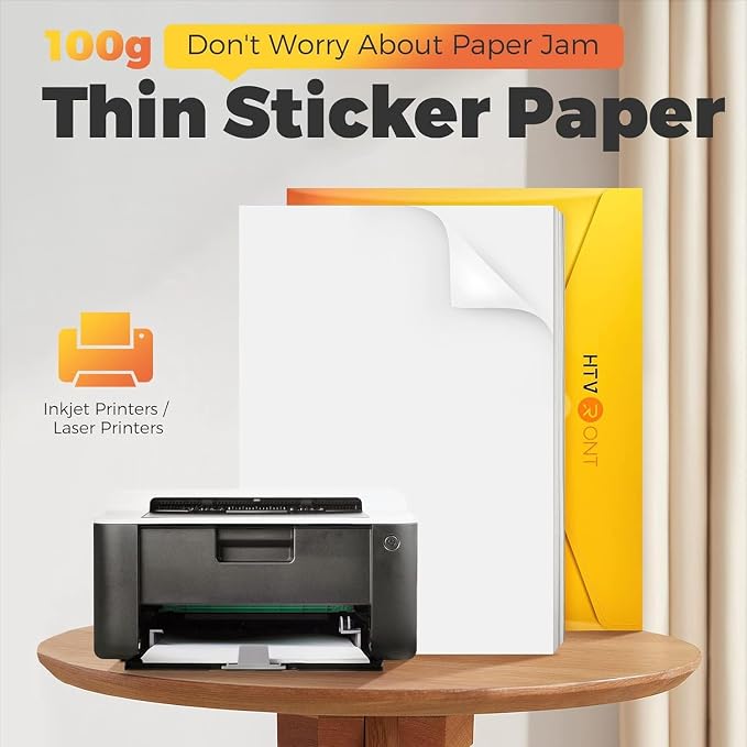 HTVRONT Printable Vinyl Sticker Paper