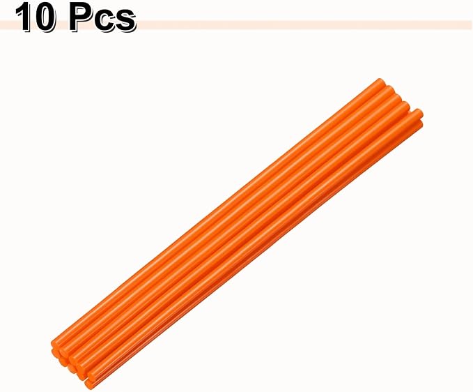 HARFINGTON 10pcs Hot Glue Sticks 0.28" Dia x 11.81" Long EVA Mini Hot Melt