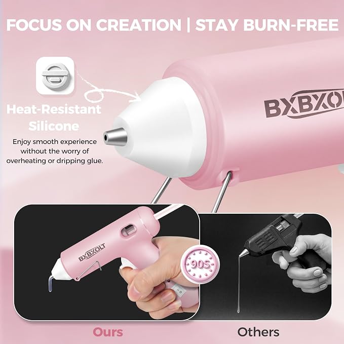 Mini Hot Glue Gun Set with 30 Glue Sticks, Fast Preheating Hot Melt