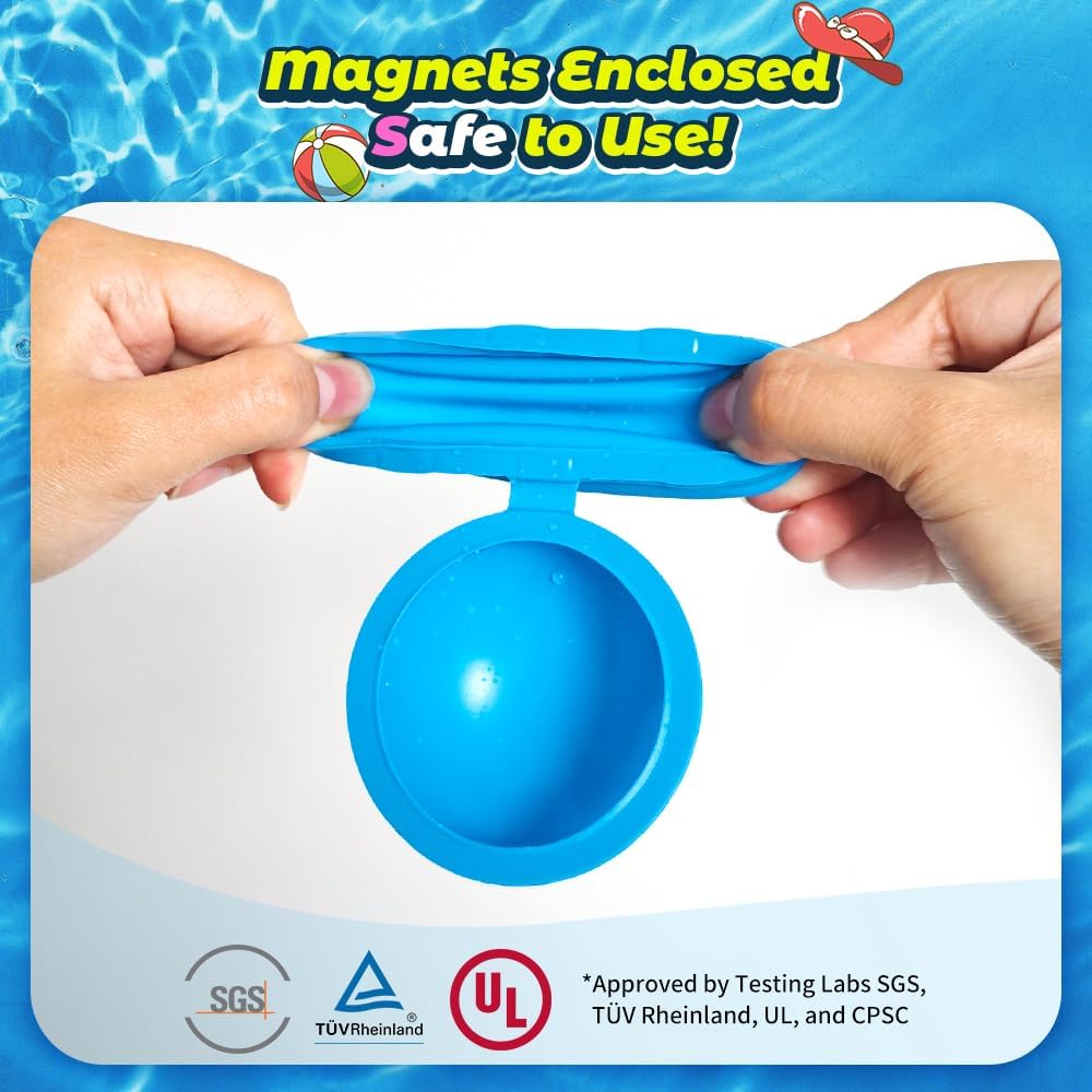 20Pcs Reusable Water Balloons, Summer Water Toys, Magnetic Water Ball for Outdoor Games, Pool Toy, Beach Toys for Kids