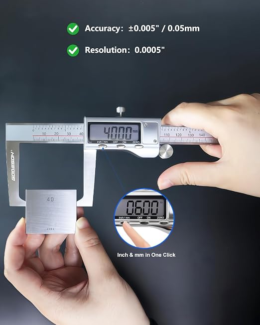 GODESON Digital Caliper 12 inch