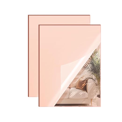 Rose Gold Mirror Acrylic Sheet