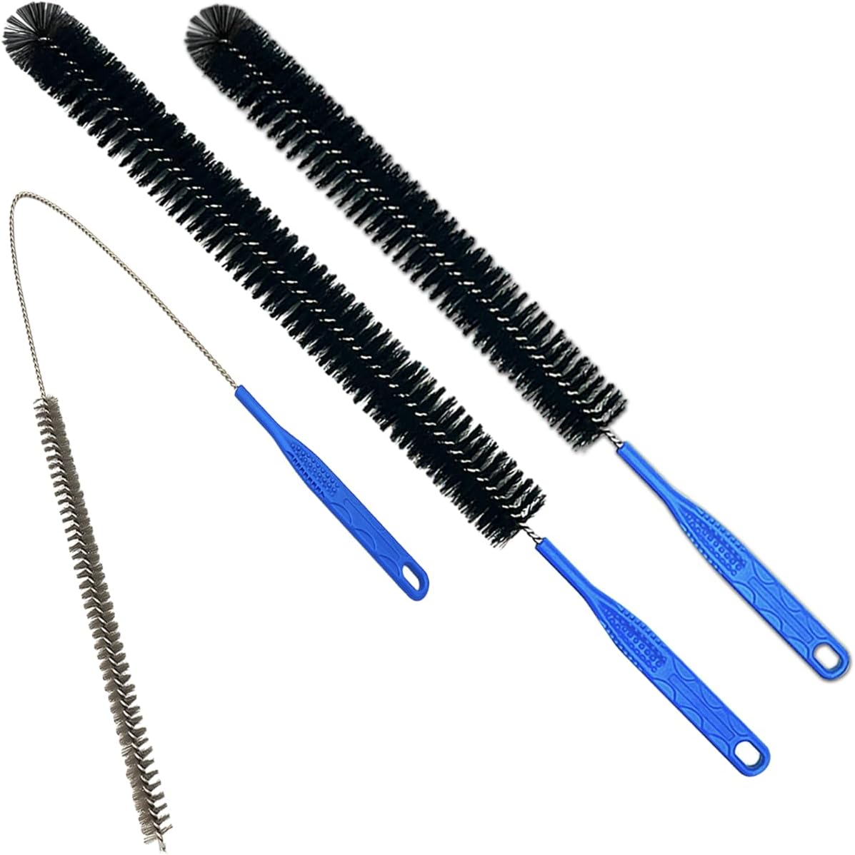Flexible Cleaning Tool,Bendable Sewer Drain Brush, Long Pipe Cleaner for Home Kitchen Sink, Shower and Tub Hair Clogs