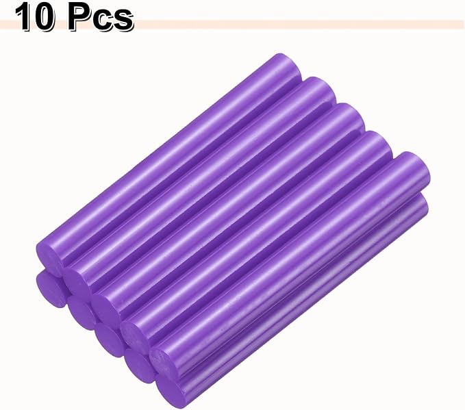 HARFINGTON 10pcs Hot Glue Sticks 0.43" Dia x 3.94" Long EVA Mini Hot Melt
