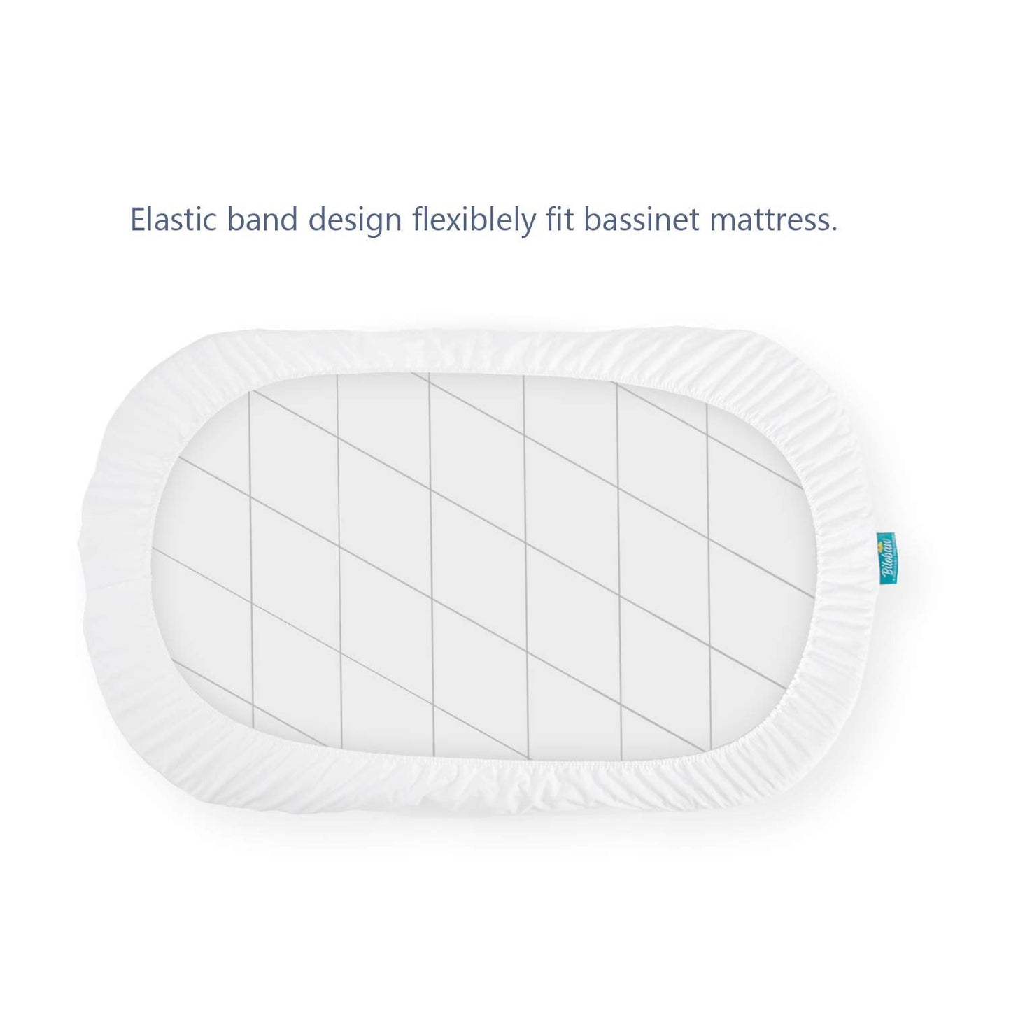 Bassinet Mattress Protector, Fits 15" x 30" Graco Sense2Snooze and Dream On Me Lacy Bassinet, 2 Pack, Waterproof, Washer & Dryer