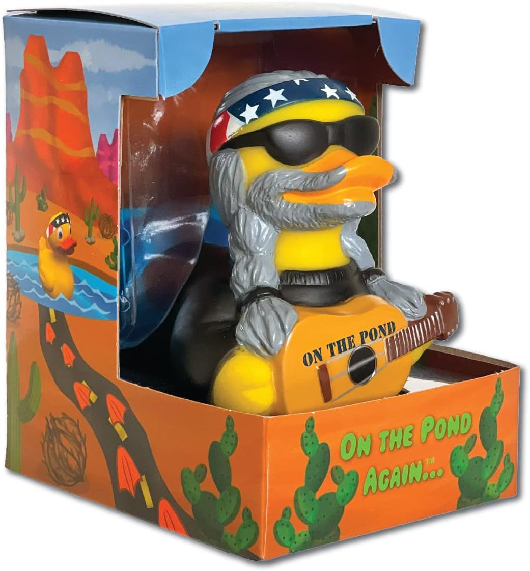 CelebriDucks - On The Pond Again - Floating Rubber Ducks - Collectible Bath Toy Gift for Kids & Adults of All Ages