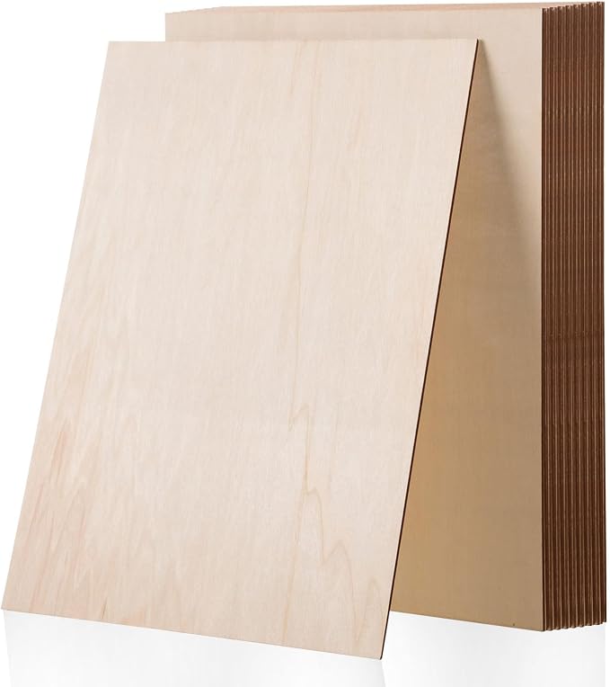 MoDooris 24 Pcs Basswood Sheets