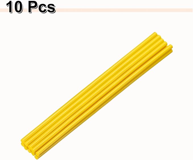 HARFINGTON 10pcs Hot Glue Sticks 0.28" Dia x 11.81" Long EVA Mini Hot Melt