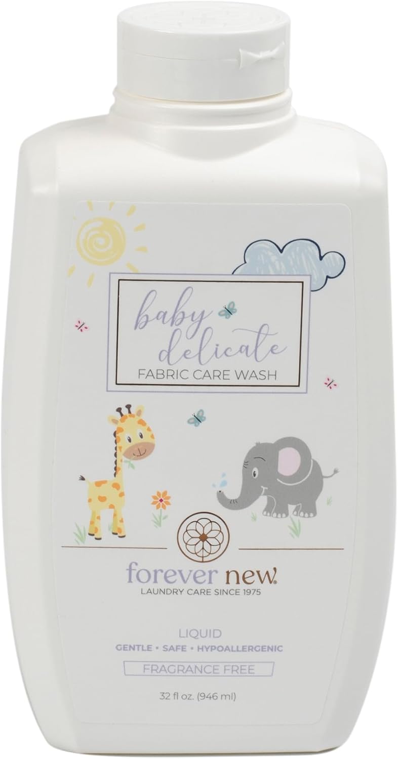 Forever New Baby Liquid Detergent – Fragrance Free, 32 fl oz.