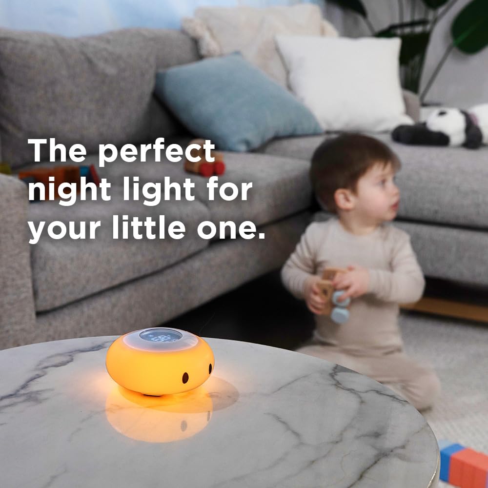 LittleHippo Kelvin Color Changing Night Light, Room Thermometer and Hygrometer (Humidity Monitor) for Nursery, Baby's Bedroom, Child's Room