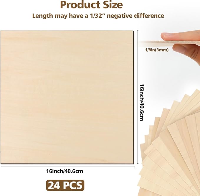 Adrattnay Basswood Sheets 3mm
