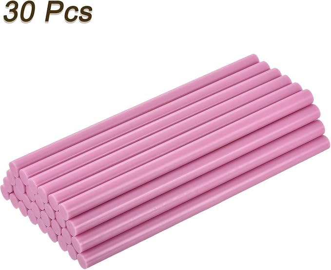 uxcell 30pcs Full Size Hot Glue Gun Sticks 8-inch x 0.43-inch High Sticky Large