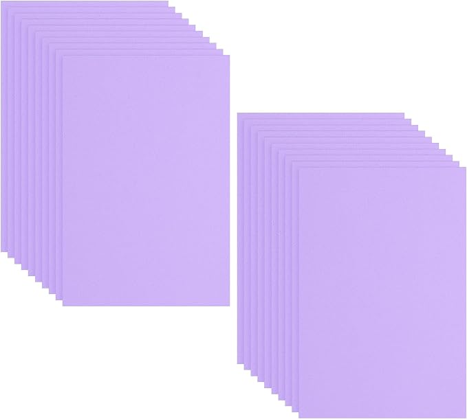 PATIKIL 20 Pack EVA Foam Sheets, Light Purple