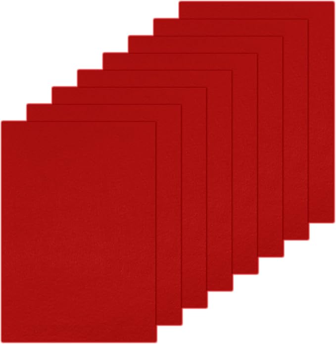 Luomorgo 8 Pcs 8 x 12 Inch Stiff Felt, 2mm Thick,