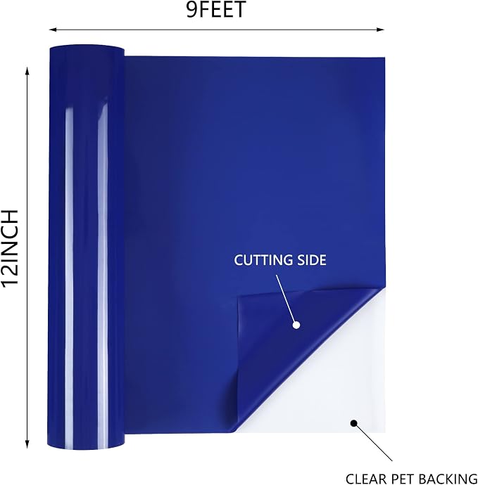 HTVVETUR HTV Vinyl Rolls Heat Transfer Vinyl