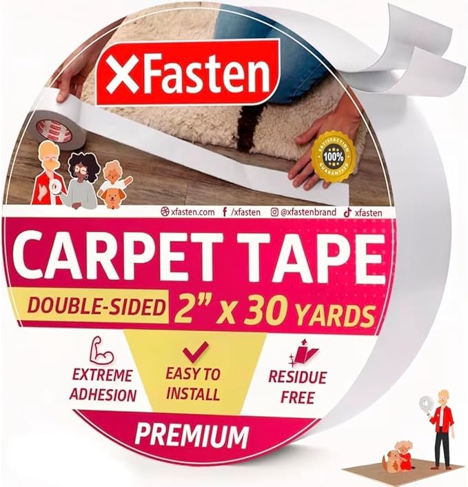 XFasten Double-Sided Carpet Tape