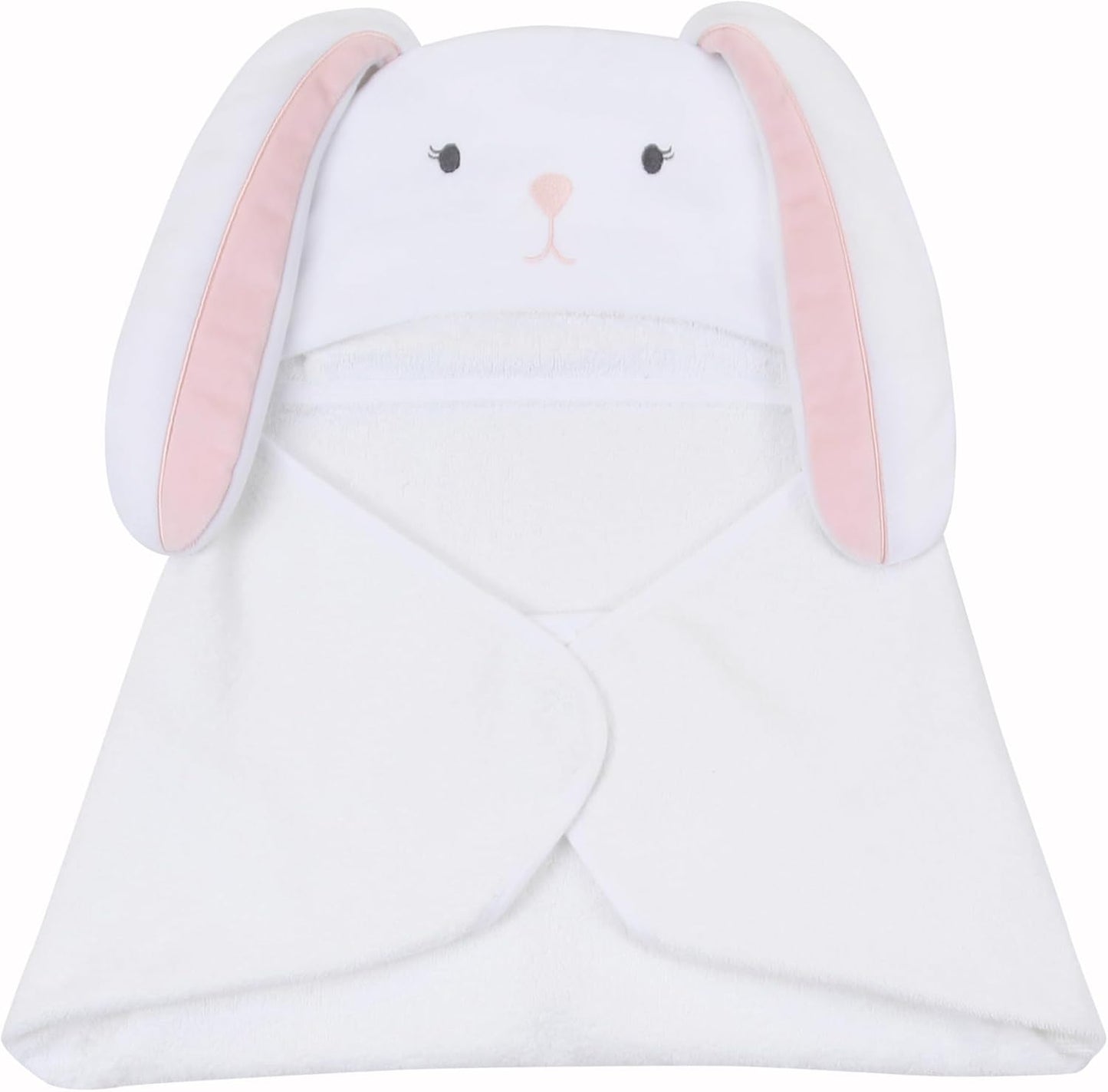 Lambs & Ivy Baby/Infant Luxury Cotton Terry Bunny Hooded Bath Towel