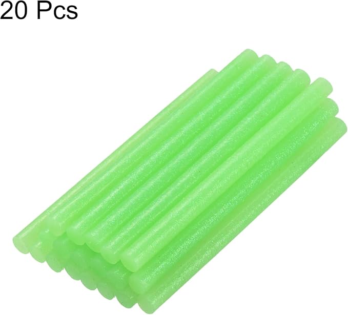 uxcell 20pcs Hot Glue Sticks for Glue Gun 7mm/0.27-inch x 8-inch Mini Hot Melt