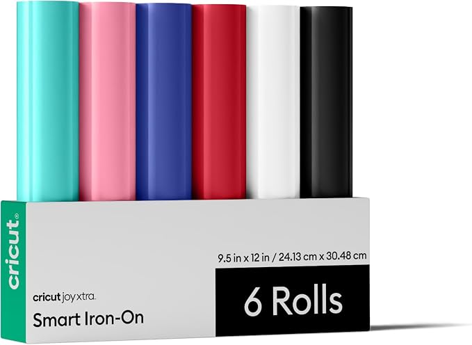 Cricut Smart Iron-On for Joy Xtra, Sampler Pack | HTV Heat Transfer Vinyl
