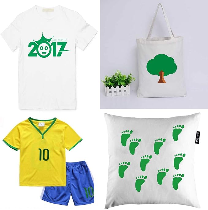 guangyintong Heat Transfer Vinyl Green HTV Rolls, Glossy Surface Green HTV Vinyl