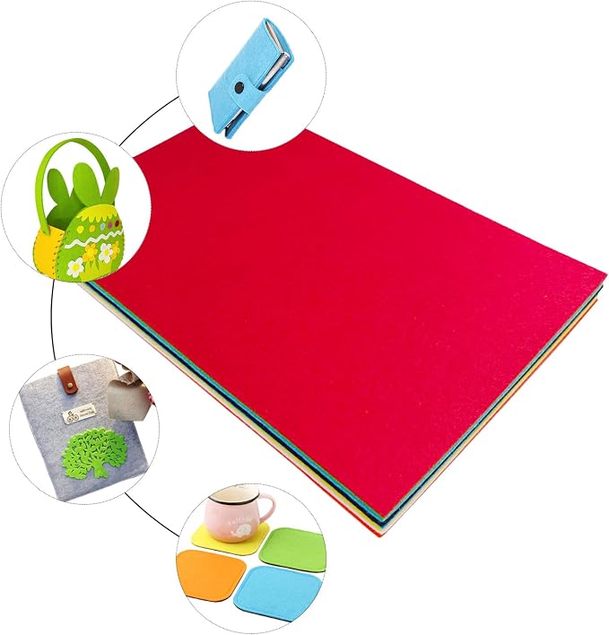 Jtnohx Stiff Felt, 2mm Thick Felt Sheets